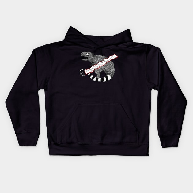 Burton-esque T Rex Kids Hoodie by djrbennett